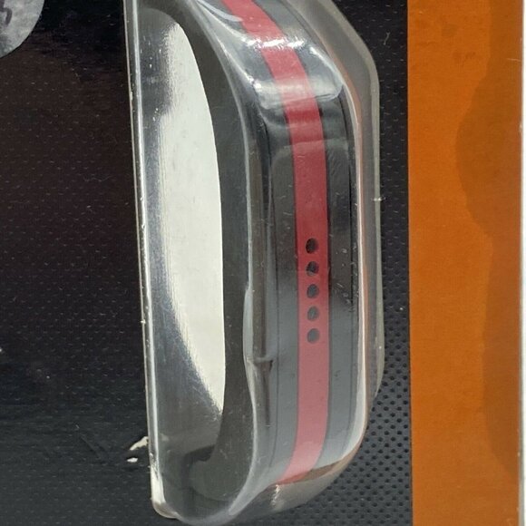 Blackweb‎ Replacement Band for Fitbit Flex 2 - Black, Red Stripe - New - Picture 3 of 9